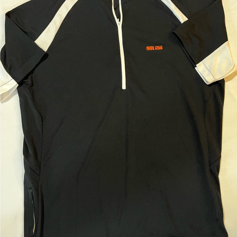 Pearl Izumi Men’s Tennis Black Cycling Shirt Size L Large Lightweight
